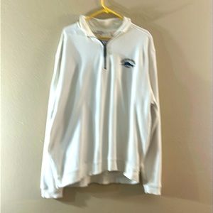 Men’s Tommy Bahama Half Zip Sweatshirt Size XXL